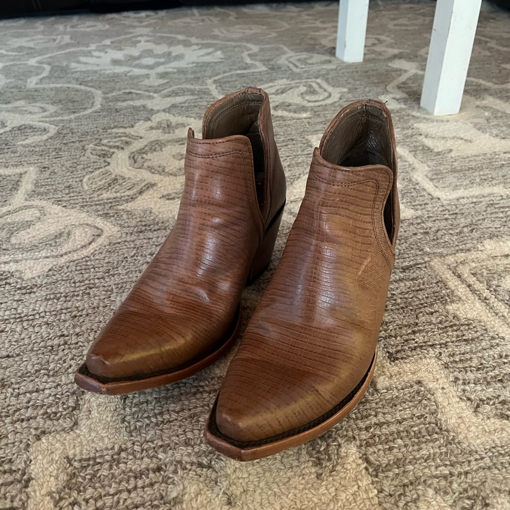 Ariat | Dixon Brown Leather Ankle Boots 8.5 - Picture 2 of 11